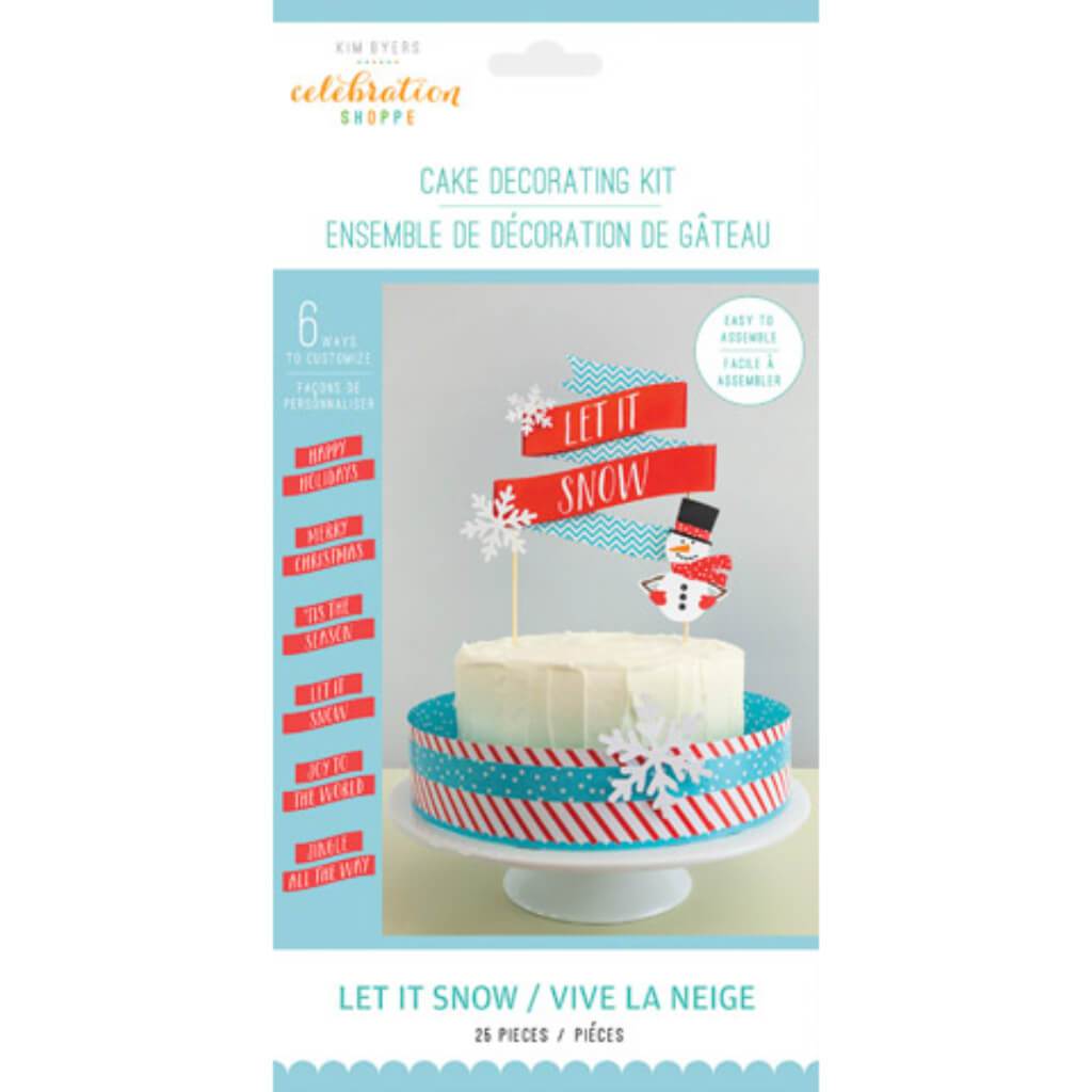 Let It Snow Cake Decorating Kit 