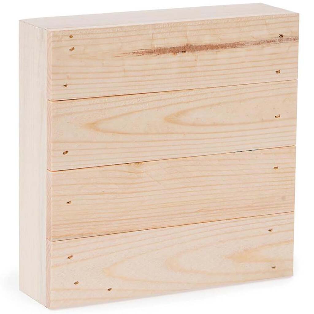 LATH WOOD BOX 6 X 6IN 