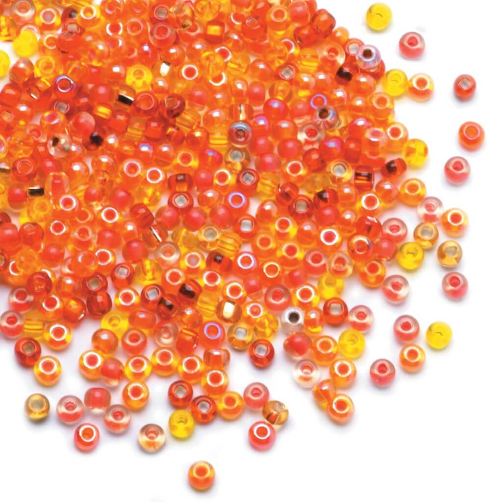 SEED BEAD TANGERINE 6.0 24G 