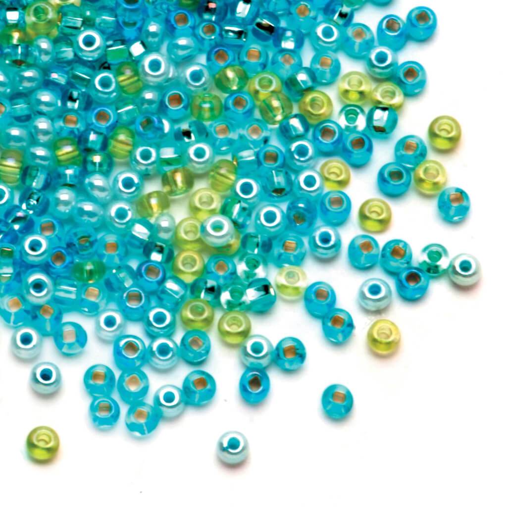 Darice - Glass Seed Beads Size 10/0 - Rainbow