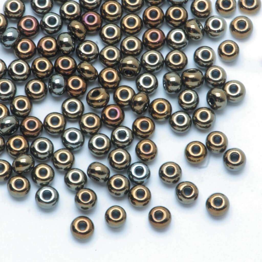 SEED BEAD BROWN IRIS 2.0 24G 