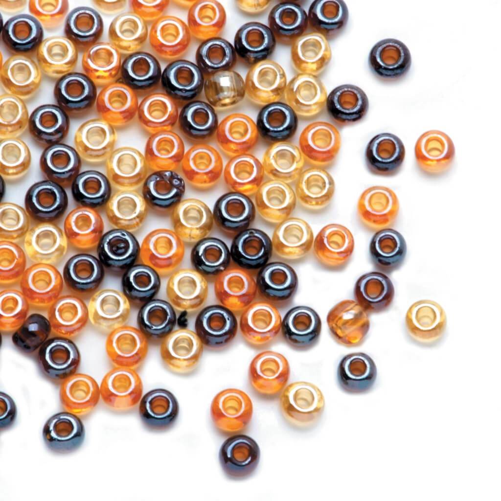 SEED BEAD TOPAZ LUSTER MIX 2.0 22G 
