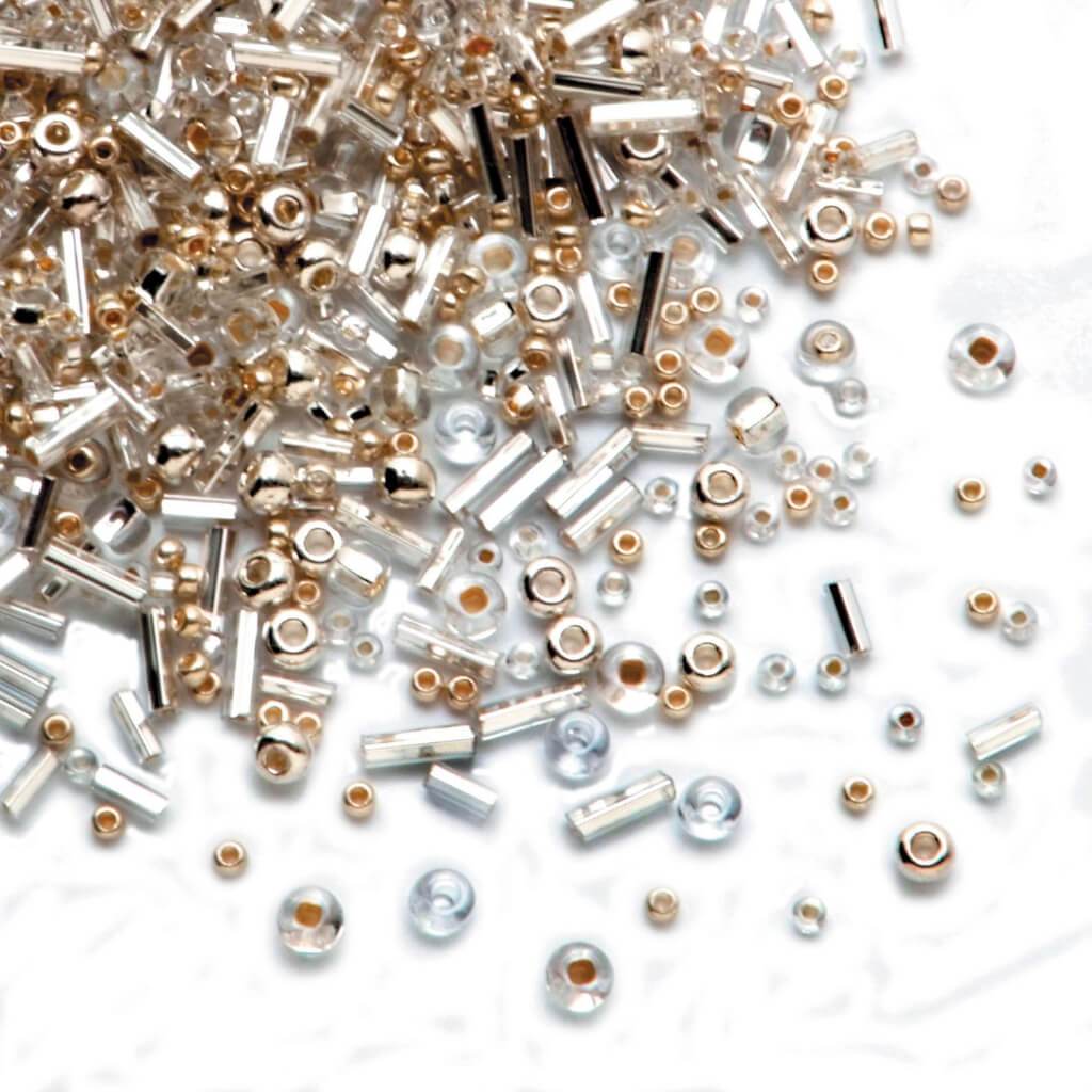 SEED BEADS FERN MERCURY MIX 24G 