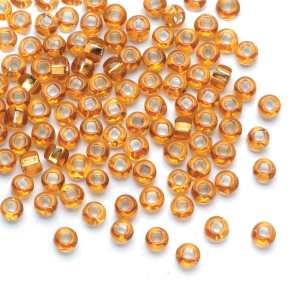 SEED BEAD SLVR LN TOPAZ 2.0 24G 
