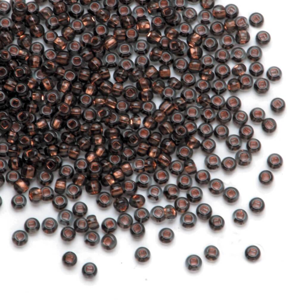 SEED BEAD COPPR BLCK DIAMOND 6 24G 