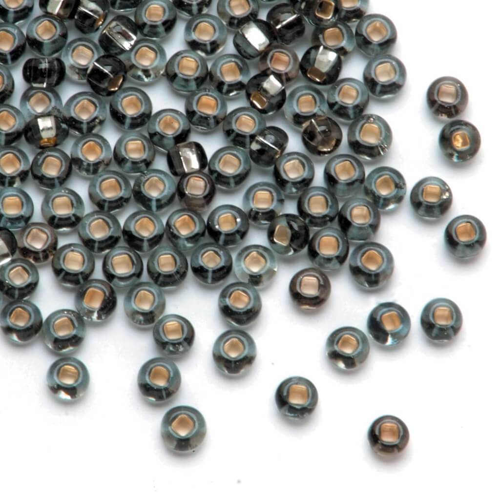 SEED BEAD BLACK DIAMOND 2/0 24G 