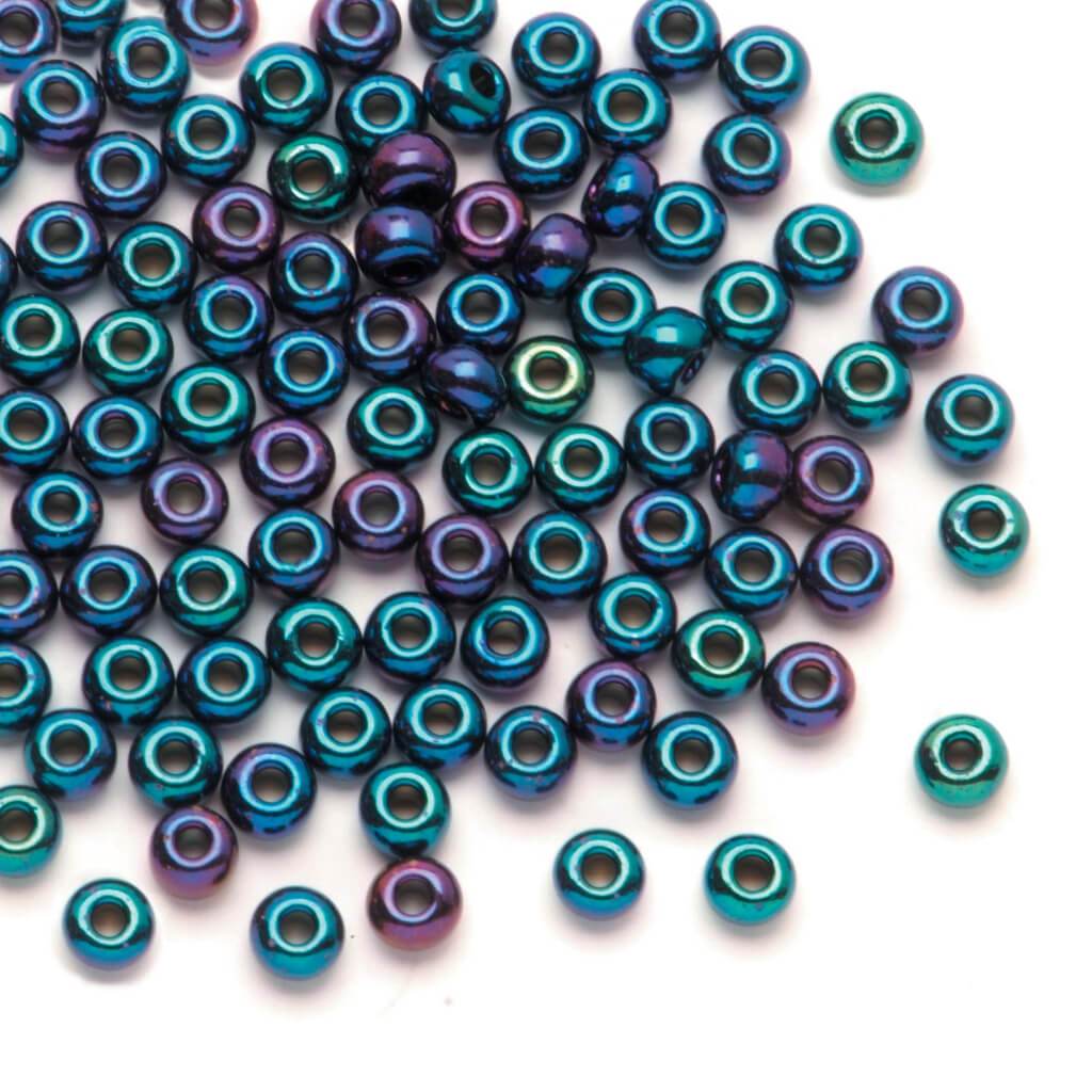 SEED BEAD BLUE IRIS 2/0 24G 