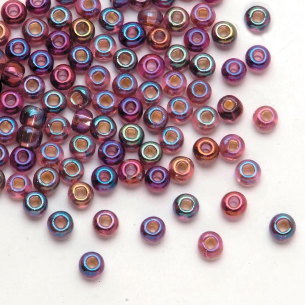 SEED BEAD TRNSPRNT PURPLE 2/0 24G 