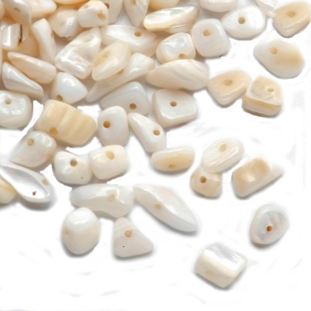 EED BEAD CHIPS WHITE PEARL 24G 
