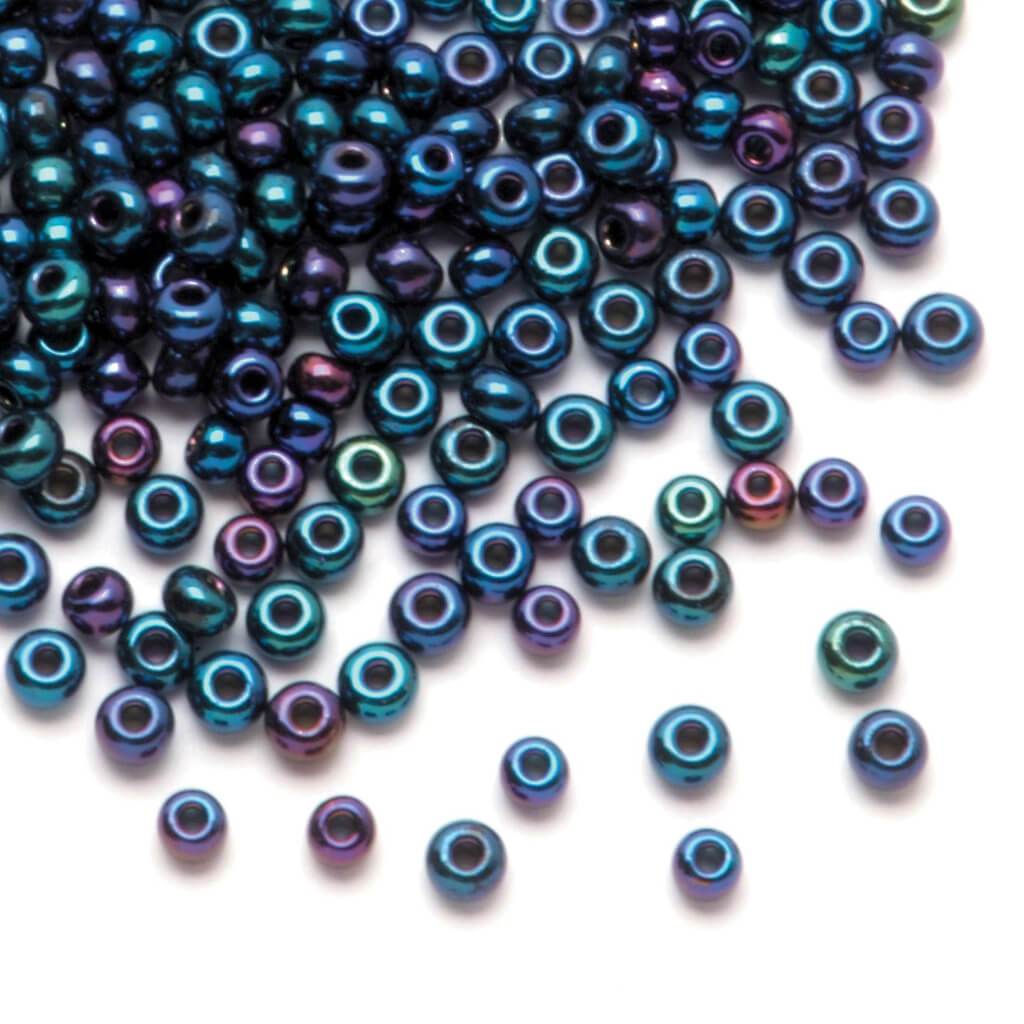 SEED BEAD MIDNIGHT 6/0 24G 