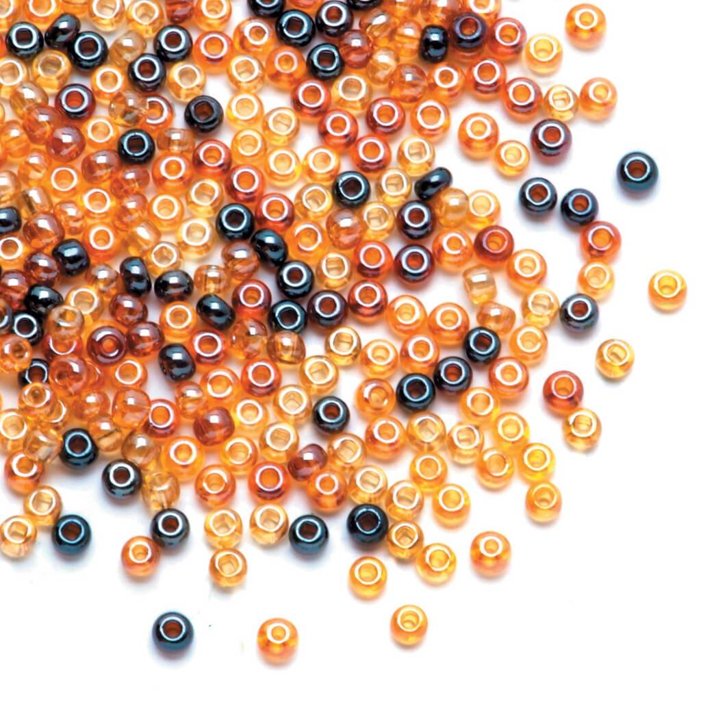 SEED BEAD TOPAZ MIX 6/0 24G 
