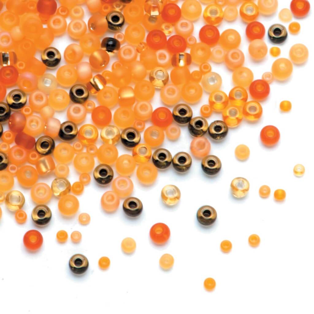 SEED BEAD TOPAZ MIX 24G 