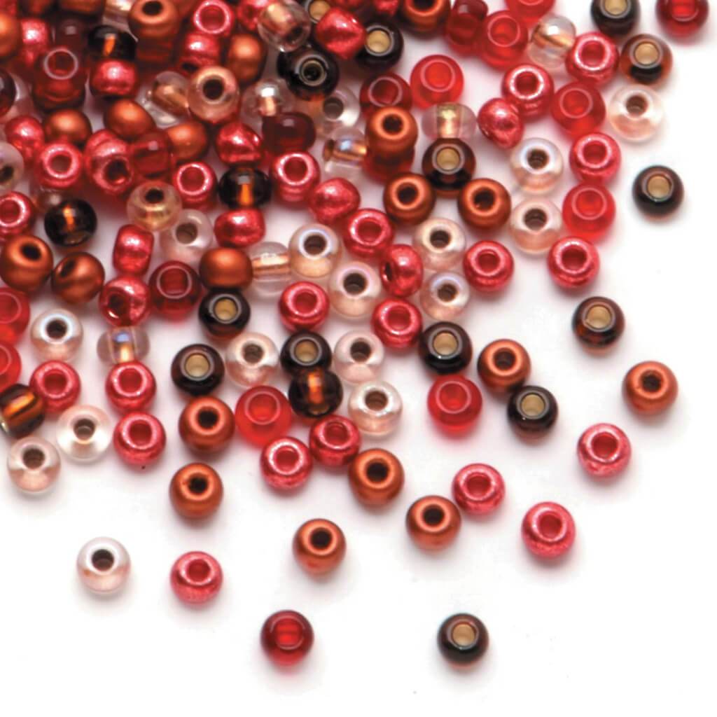 SEED BEAD MALEFICENT&#39;S BLOOD 6/0 24G 