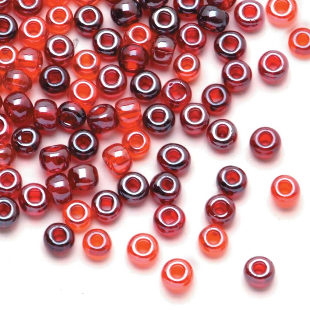 SEED BEAD RUBY LUSTER 2/0 24G 