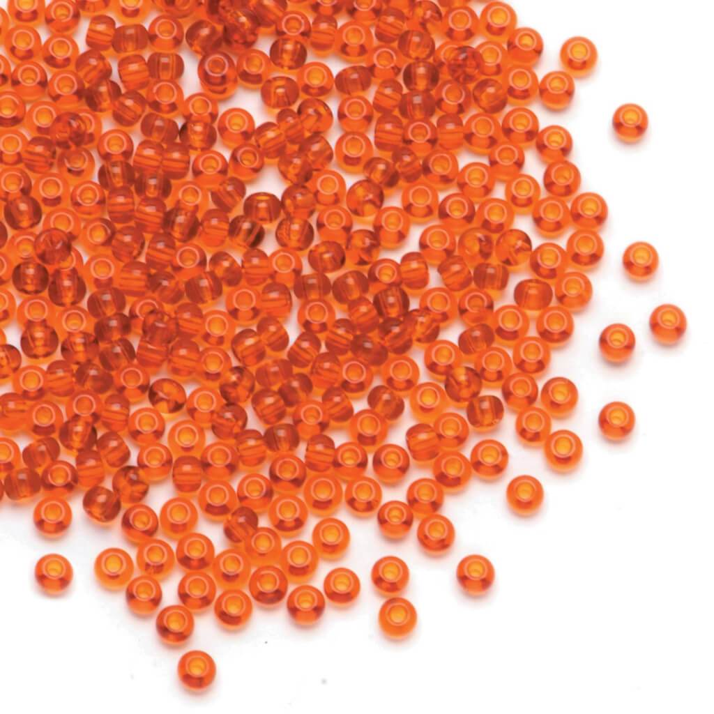SEED BEAD TRNSP SMOKETOPAZ 6/0 24G 