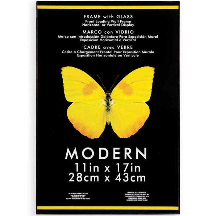 FRAME MODERN BLACK 8.5X11 