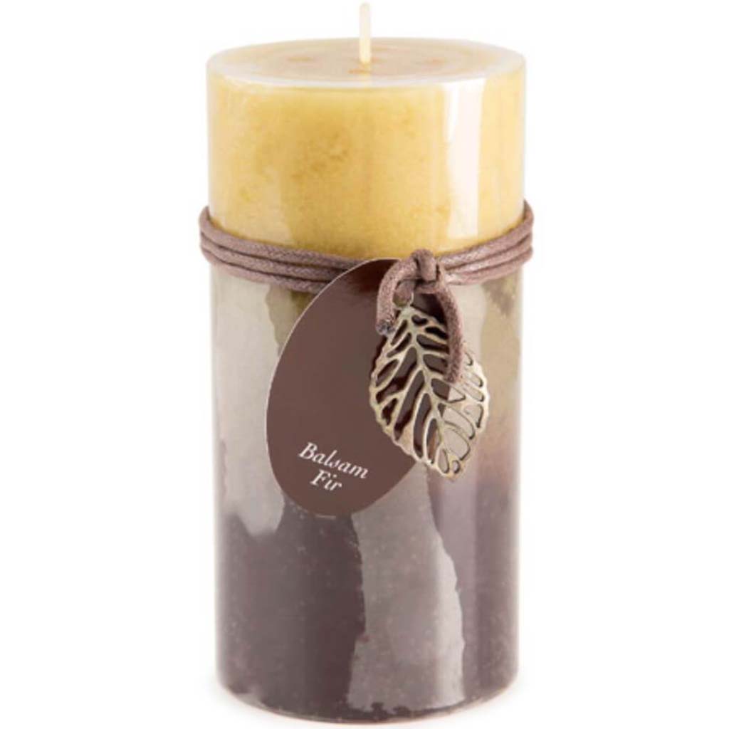 CANDLE PILLAR BALSAM FIR 3X6IN 