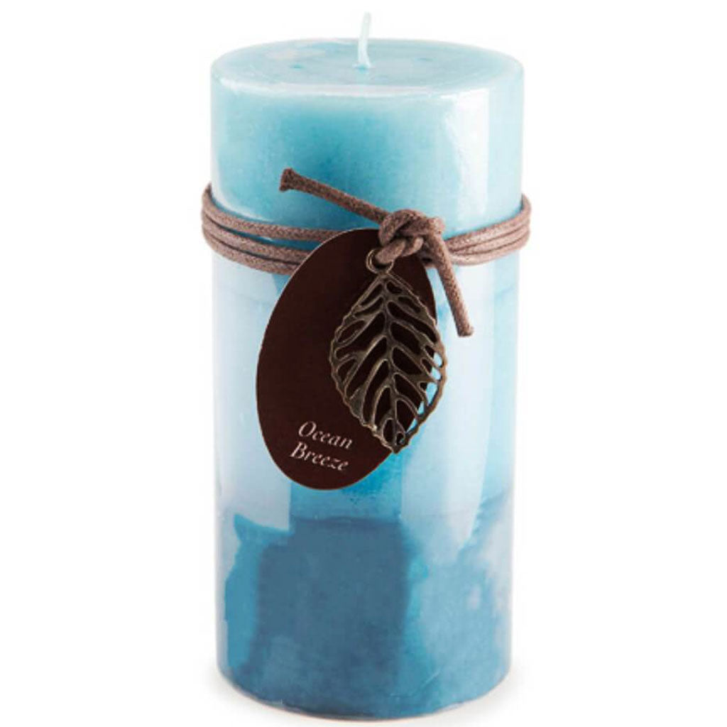 Dynamic Collections?® Layered Candles Ocean Breeze 6-inch Pillar 