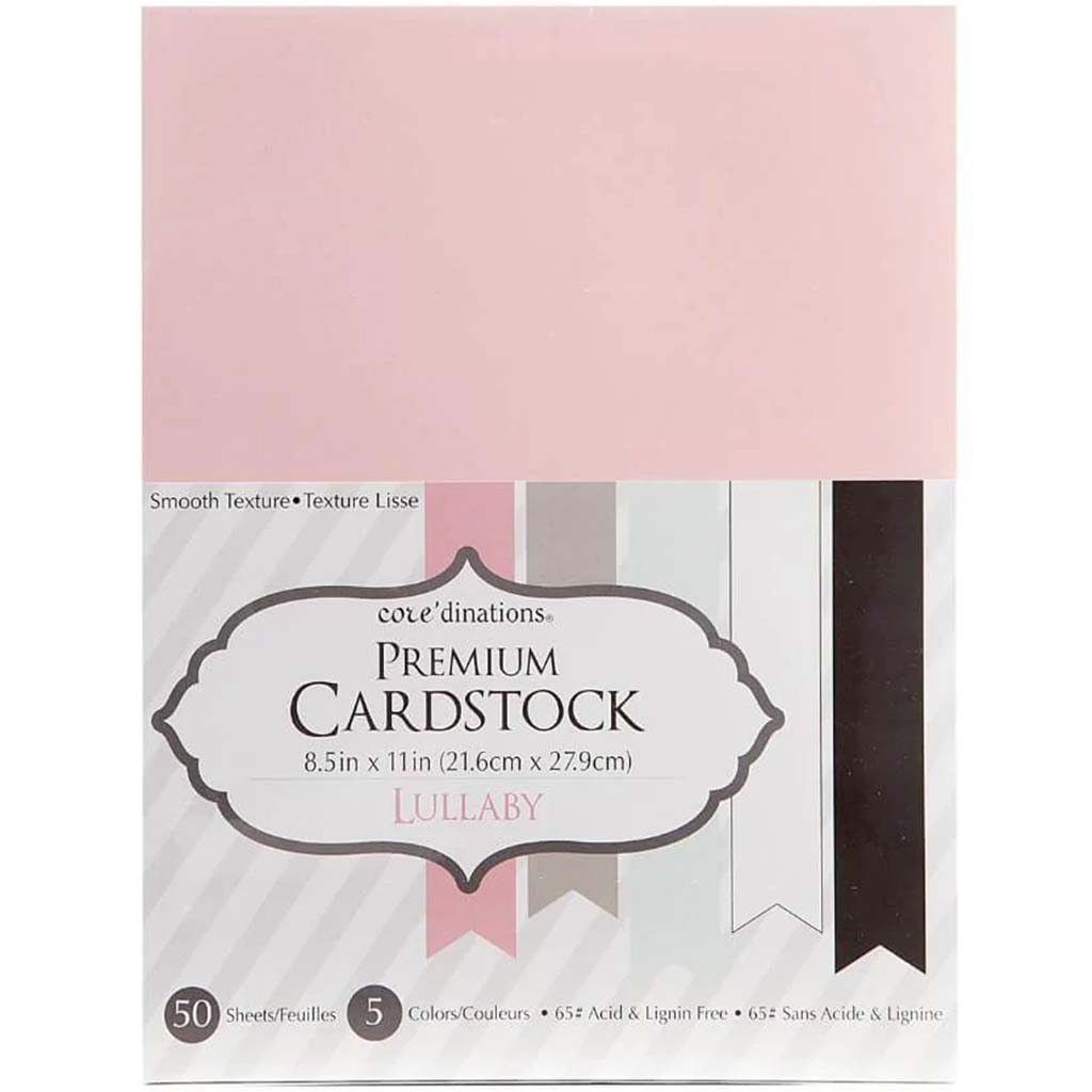 CARDSTOCK VALUE PACK SMOOTH LULLABY 50PK 8.5X11 