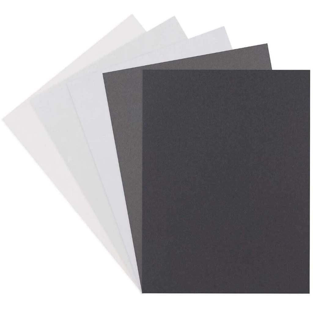 Smooth 8.5 X 11 Cardstock Sheet Gallant Grays, 50 Sheets