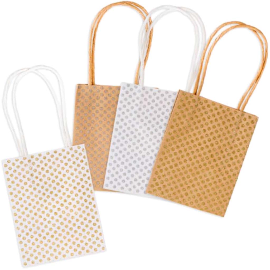 BAGS MINI GLITTER ASST4PK 