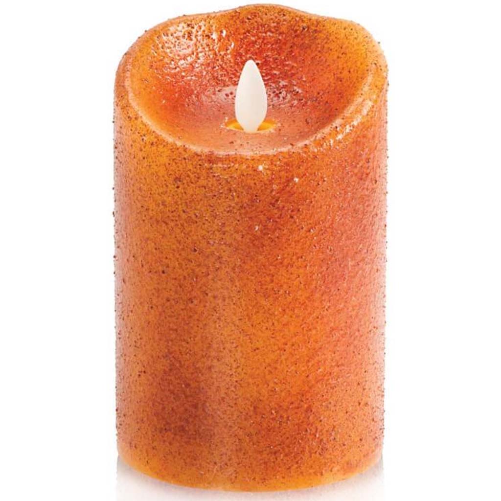 FLAMELESS CANDLE YAM COUNTRY PILLAR 5IN 