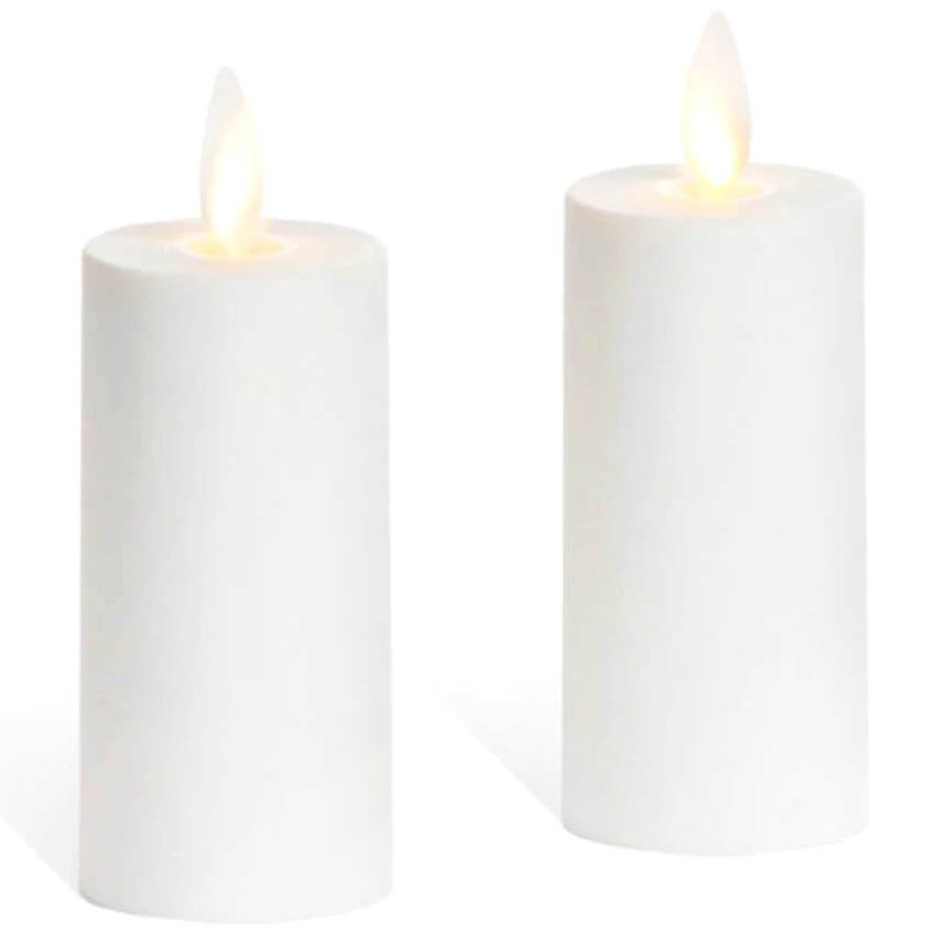 Luminara Flameless Votive Candle Ivory 3 inches 