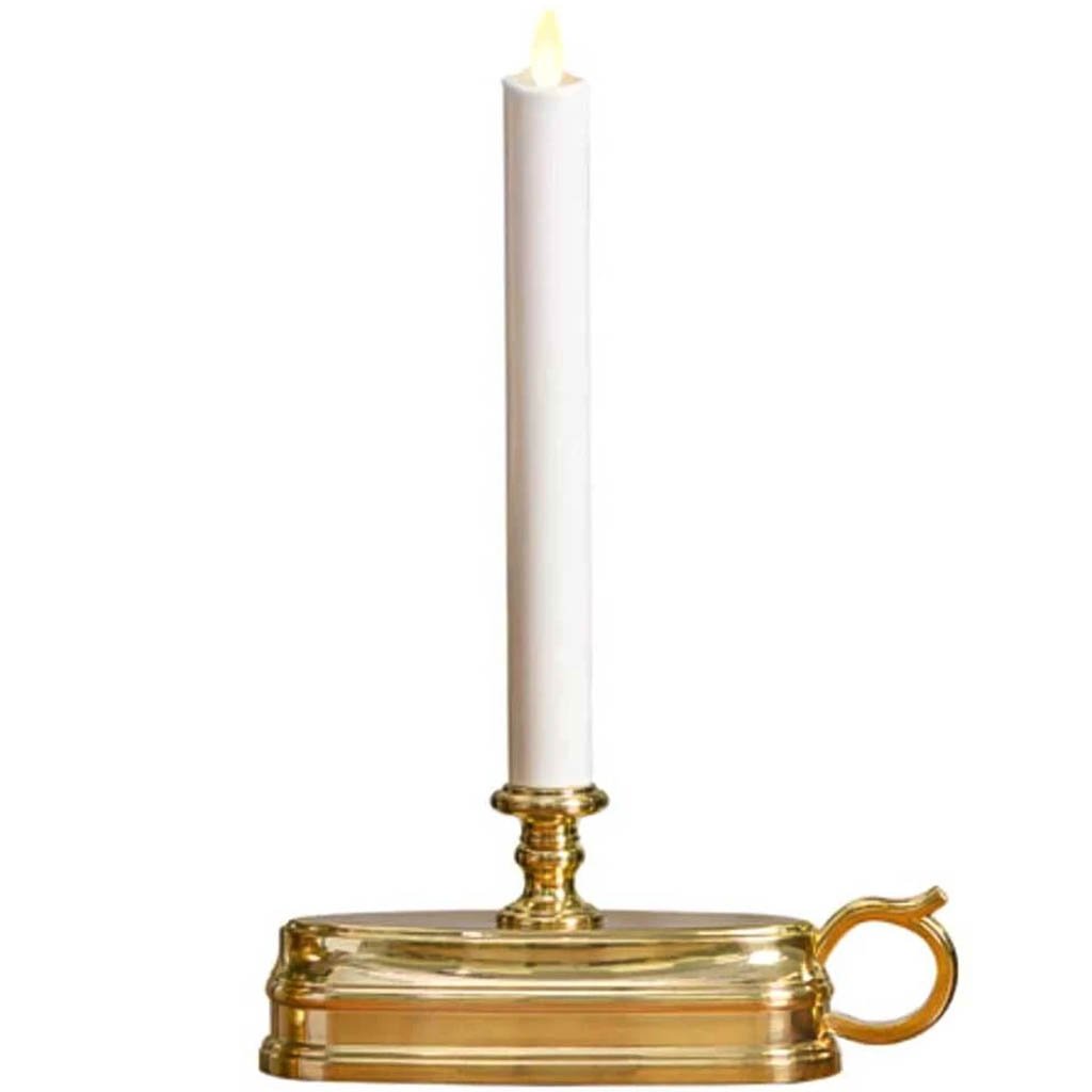 Luminara Flameless Window Candle Lamp Gold Base 