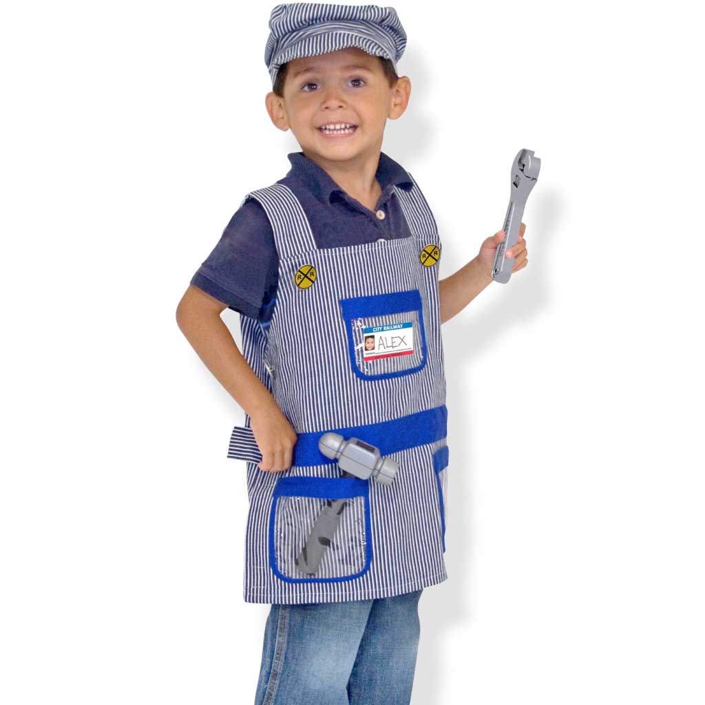 Train Engineer Role Play Costume Set 