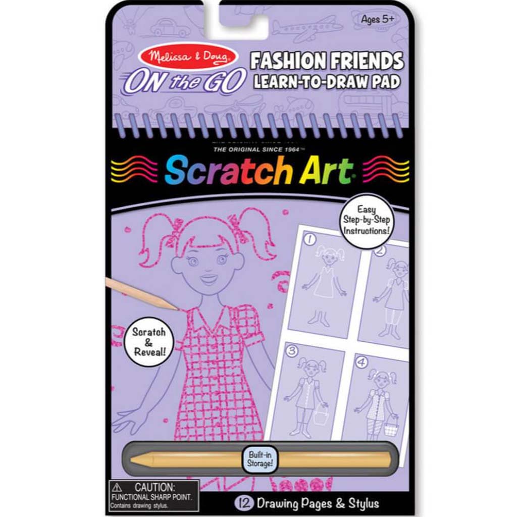 FASHION FRIENDS LEARN-TO DRAW PAD 