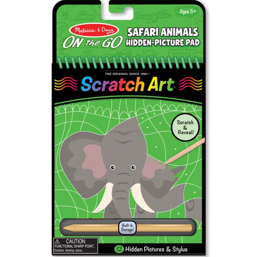 SAFARI ANIMALS HIDDEN PICTURE PAD 