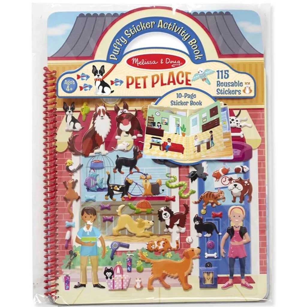 Puffy Sticker Activity Book Pet Place