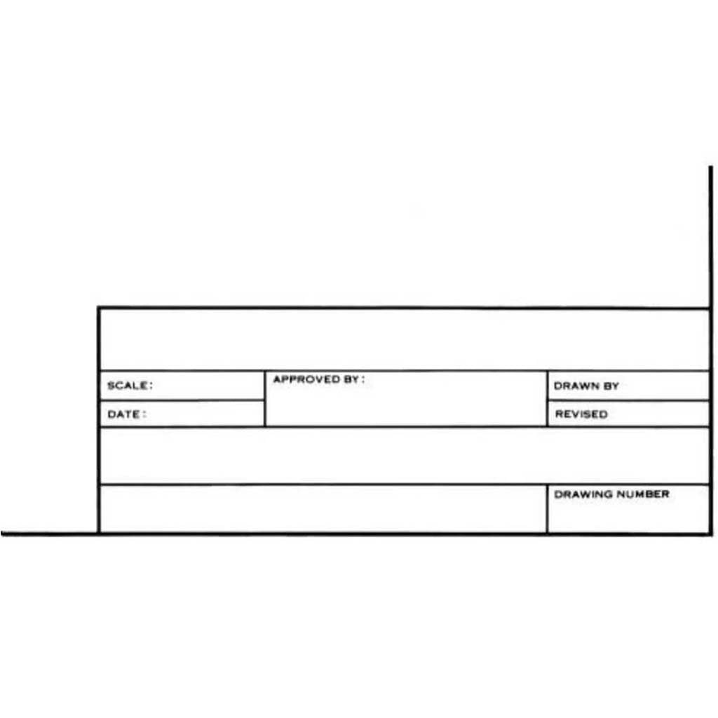 Tracing Paper with Title Block and Border 100 Sheet Pack 17in x 22in 