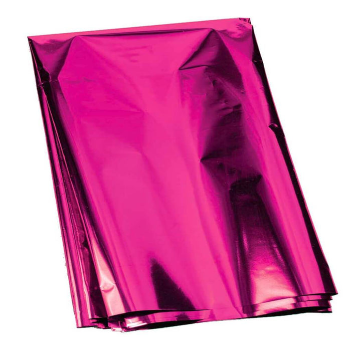 3PK METALLIC SHEETS HOT PINK 