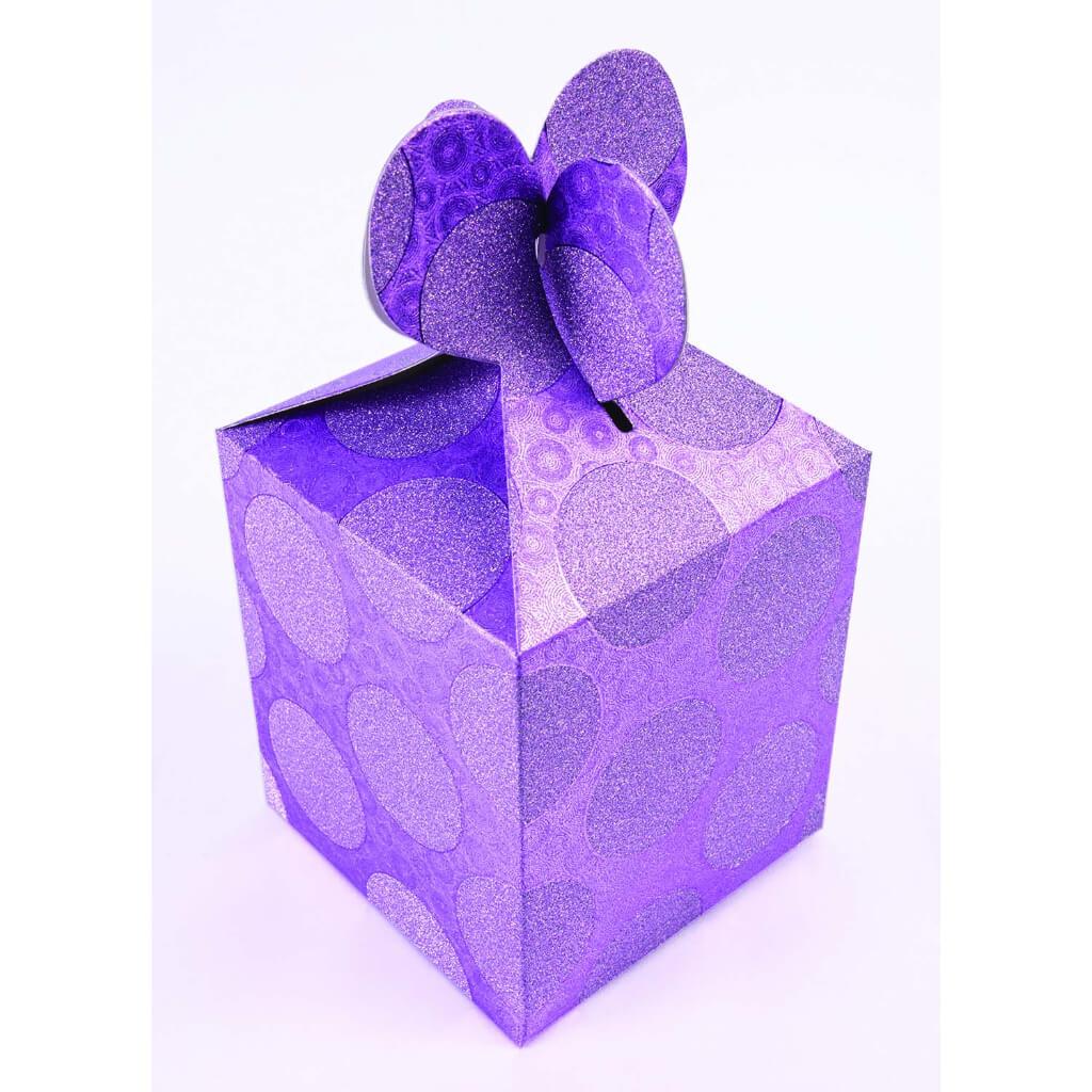 DOT GIFT BOX PURPLE 