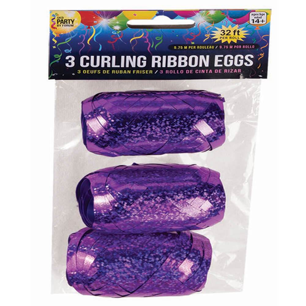 CURLING RIBBON EGGS HOLO PU 