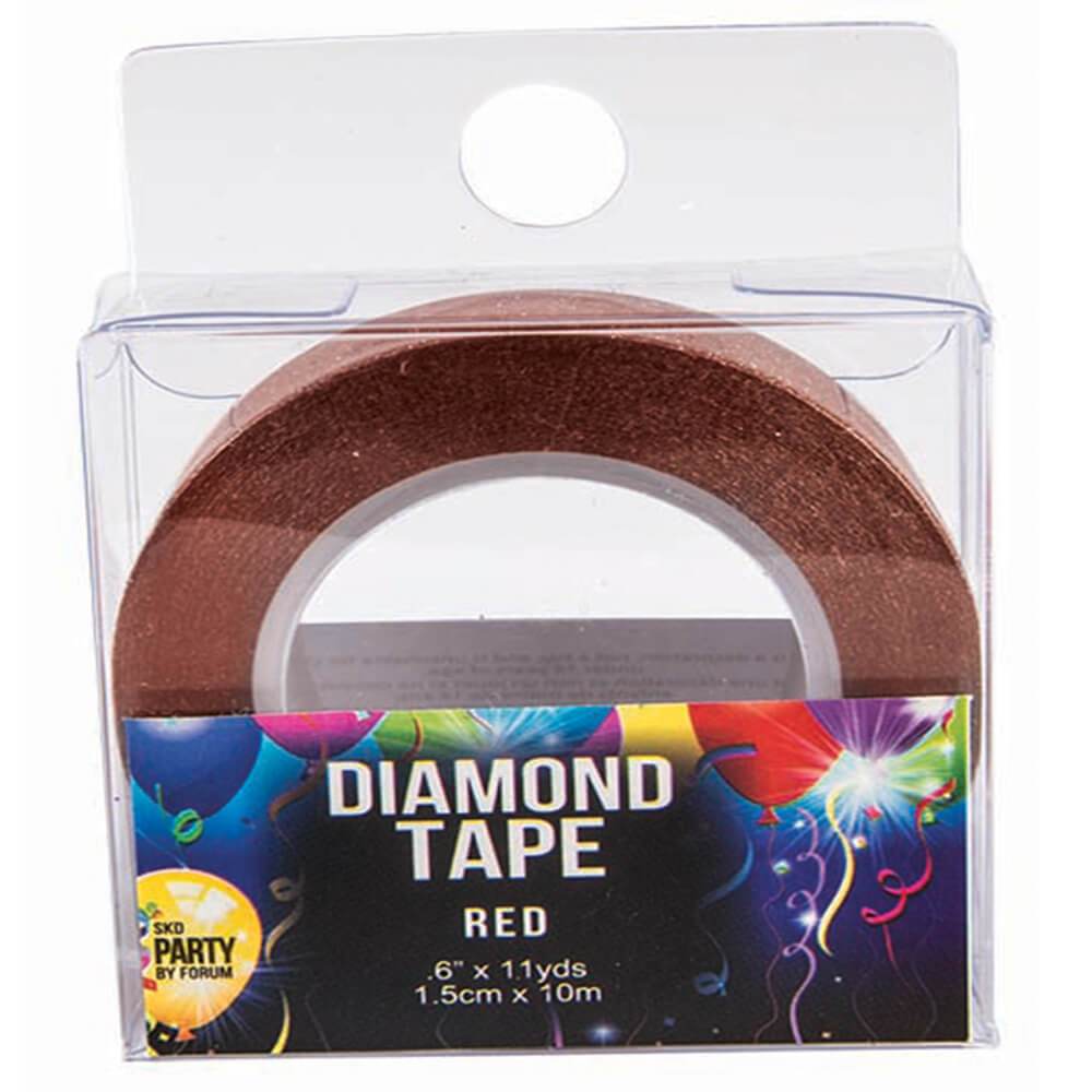 DIAMOND TAPE 33FT ROLL RED 