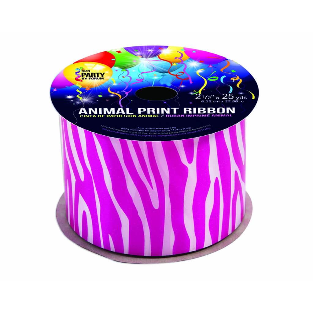 #40 PRINTED ANIMAL RBN PK/WH 