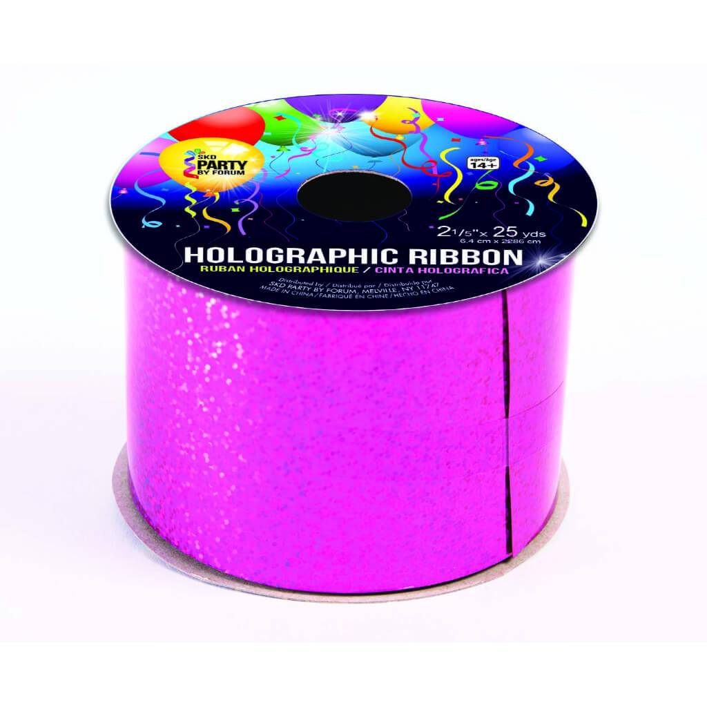 #40 RIBBON 25 YRD FU HOLO 