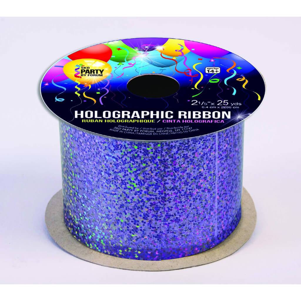 #40 RIBBON 25 YRD PU HOLO 