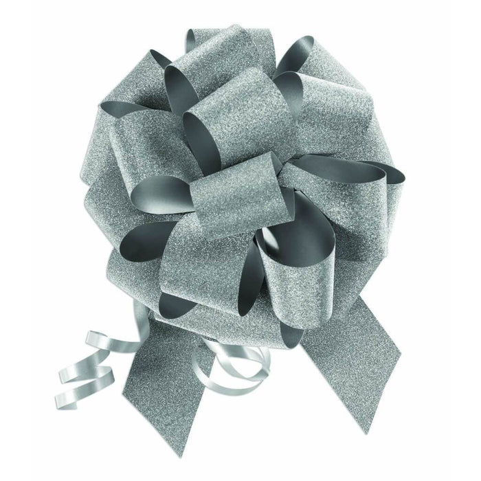 #9 DIAMOND DUST PULL BOW SILVE 