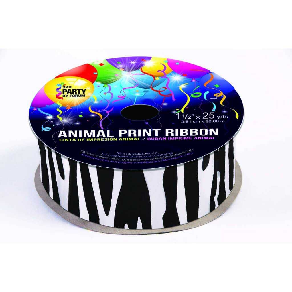 #9 PRINTED ANIMAL RBN BK/WT 