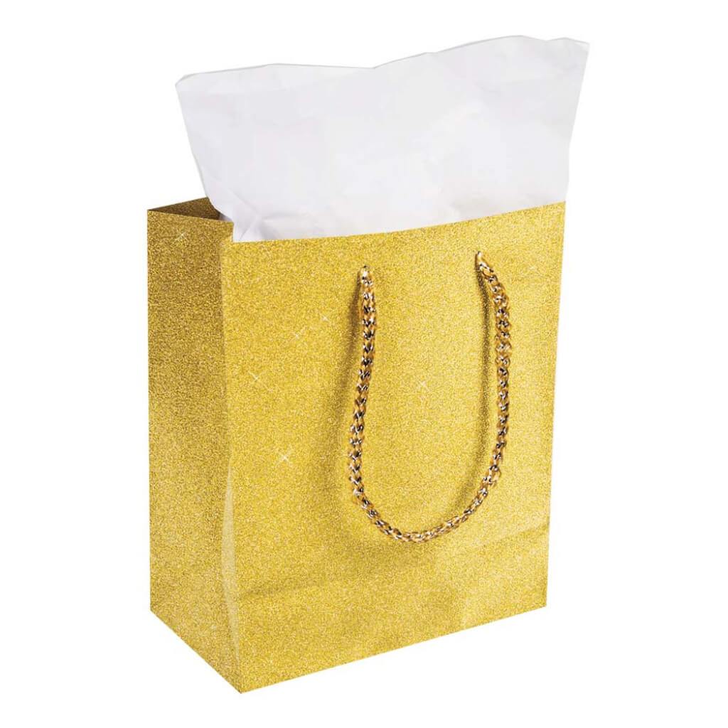 GO DIAMOND GIFT BAG GOLD 