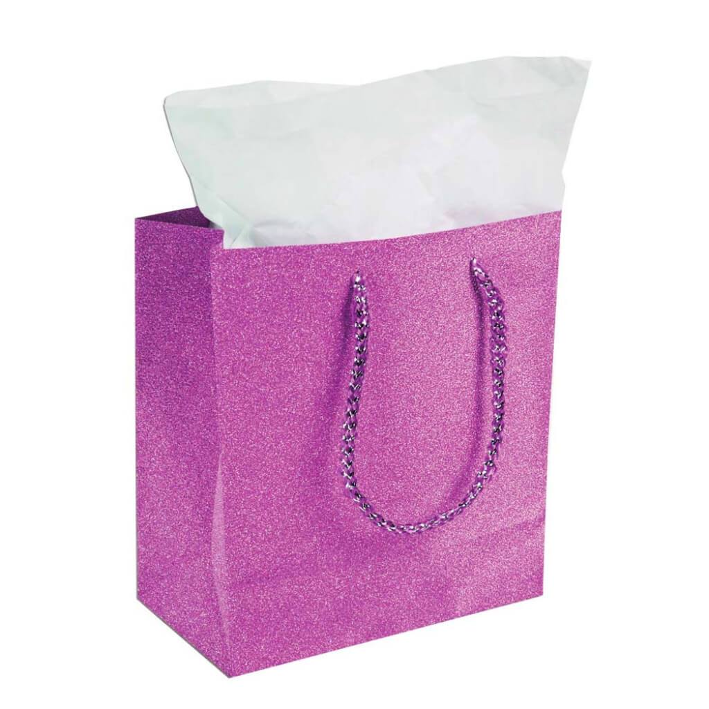 HP DIAMOND GIFT BAG HOT PINK 