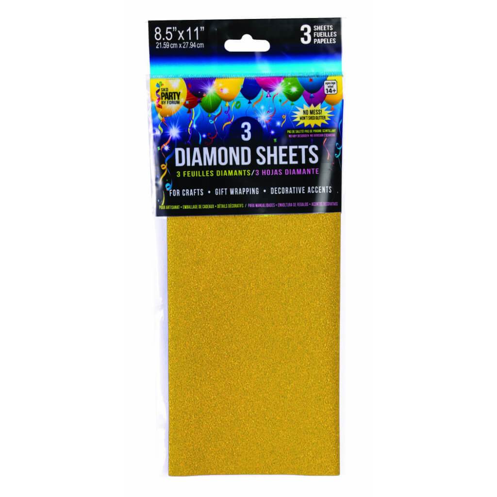 GD 8.5&quot; X11&quot; DIAMND SHEETS 3PK 