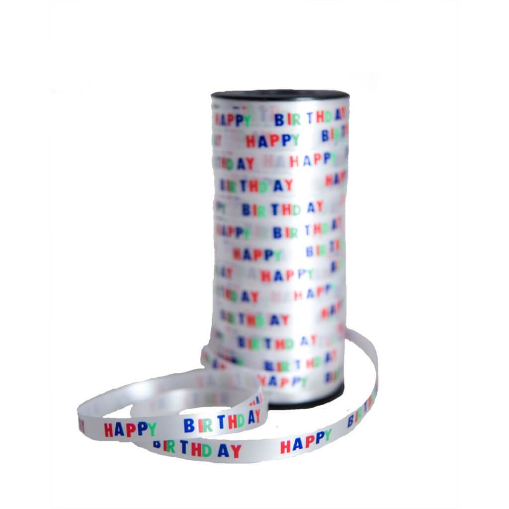 100 YD C.RIBBON HAPPY BIRTHDAY 