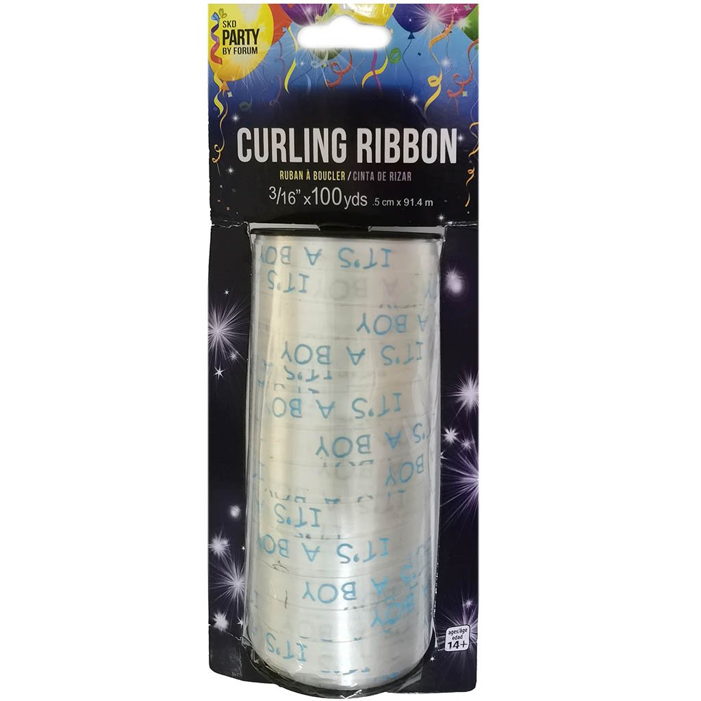 It&#39;s a Boy Curling Ribbon 100yd