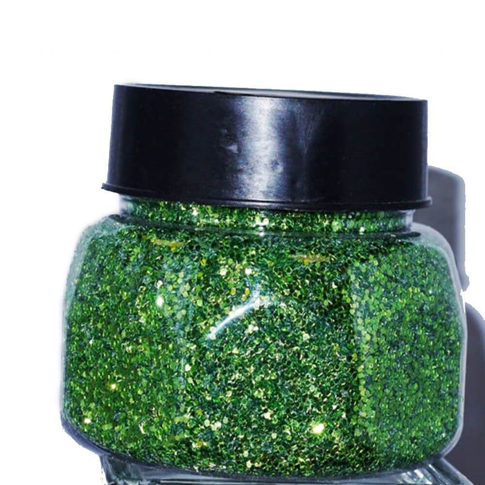 8OZ GLITTER LIME 