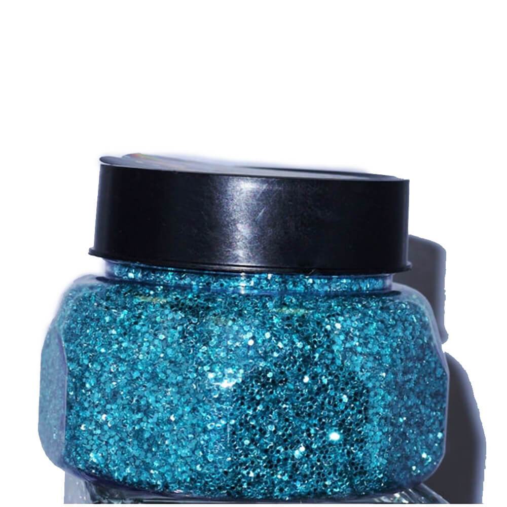 8OZ GLITTER AQUA 