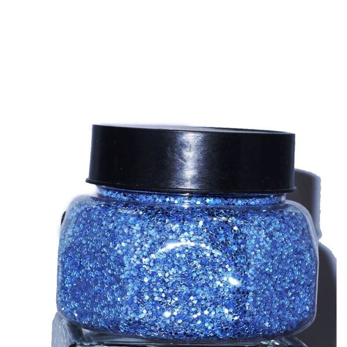 8OZ GLITTER LT BLUE 